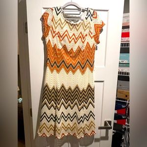 Dress Barn Chevron Slip Dress